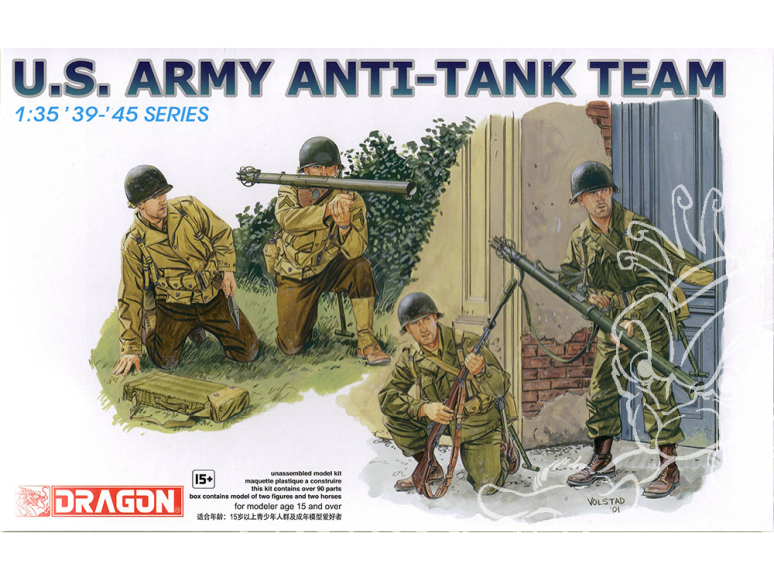 dragon maquette militaire 6149 U.S Escouade anti-tank 1/35