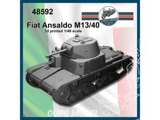 FC MODEL TREND maquette résine 48592 Fiat Ansaldo M13/40 1/48