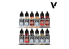 Vallejo Peinture Acrylique Squidmar 72201 Coffret de peinture essentiel 12x18ml