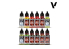 Vallejo Peinture Acrylique Squidmar 72203 Coffret de peinture fantaisie 12x18ml