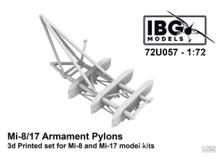 IBG maquette Hélicoptére 72U057 Pylônes d'armement du Mi-8 et Mi-17 1/72