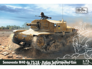 IBG maquette militaire 72127 Semovente M40 da 75/18 Italian 75mm 1/72