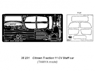 Aber 35231 Citroen Traction 11CV Staff Car 1/35