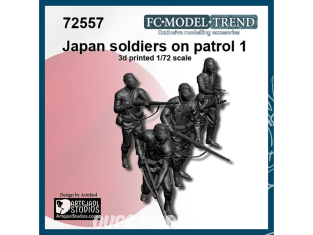 FC MODEL TREND figurines résine 72557 Soldats Japonais en patrouille 1 WWII 1/72