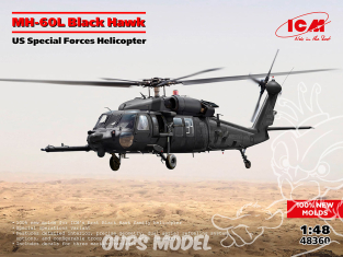 Icm maquette helicoptére 48360 MH-60L Black Hawk 1/48