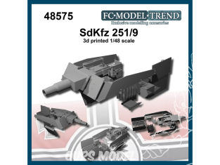 FC MODEL TREND accessoire résine 48575 Set conversion Sd.Kfz.251/9 1/48