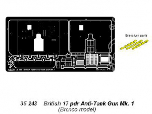 Aber 35243 British 17pdr Anti-Tank Gun Mk.I 1/35