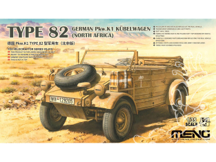 Meng maquette militaire VS-015 Pkw.K1 Type 82 Kubemwagen Nord africa 1/35