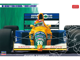 HASEGAWA maquette voiture 20713 Benetton B190B (couleur 1991) 1/24