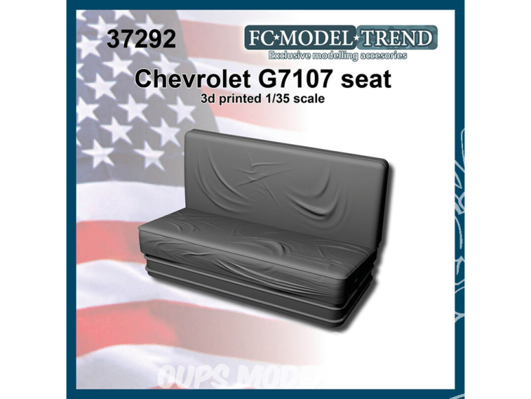 FC MODEL TREND accessoire résine 37292 Sièges Chevrolet G7101 1/35