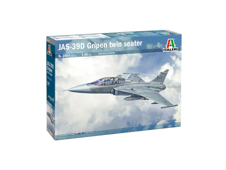 Italeri maquette avion 2664 JAS-39D GRIPEN BIPLACE 1/48