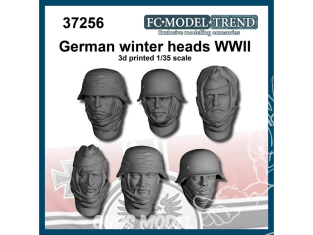 FC MODEL TREND accessoire résine 37256 Têtes Allemandes en hiver WWII 1/35