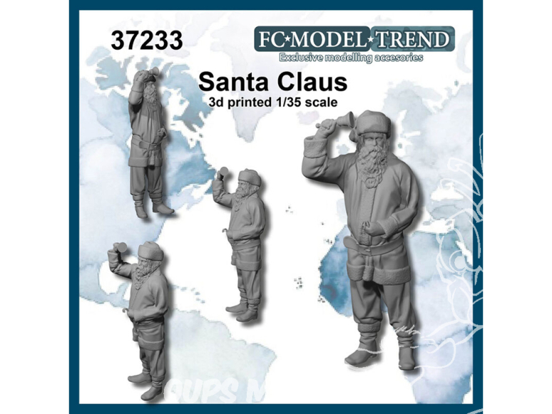 FC MODEL TREND figurine résine 37233 Père Noël 1/35