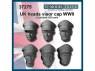 FC MODEL TREND accessoire résine 37275 Têtes Britanniques avec casquette à visiere officier WWII 1/35