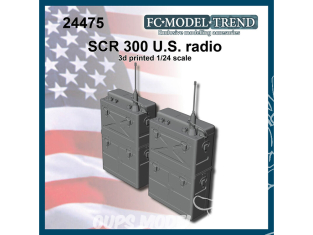 FC MODEL TREND accessoire résine 24475 Radio U.S. SCR 300 1/24