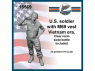 FC MODEL TREND figurine résine 16569 Soldat U.S. avec Veste M69 Vietnam 1/16