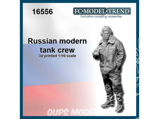 FC MODEL TREND figurine résine 16556 Tankiste Russe moderne 1/16