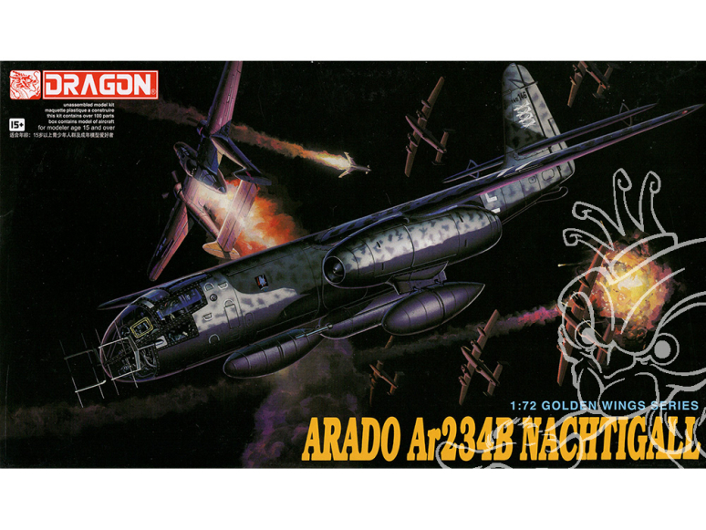 Dragon maquette avion 5012 Arado Ar 234B Nachtigall 1/72