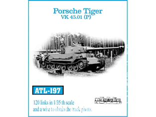 Friul Model ATL-197 Chenilles métal Porsche Tiger VK 45.01 (P) 1/35