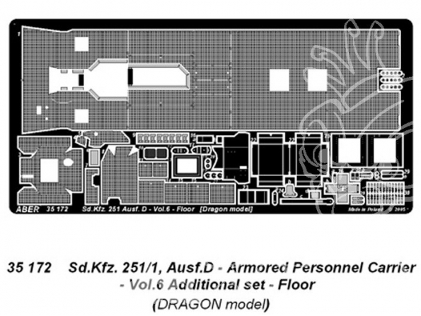 Aber 35172 Armored Personnel Carrier Sd.Kfz.251/1 Ausf.D 1/35