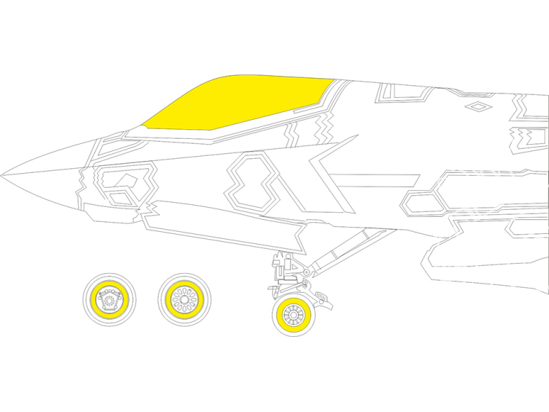 Eduard Express Mask EX1096 F-35C Tamiya 1/48