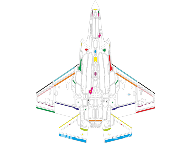 Eduard Express Mask EX1098 F-35C RAM Panels 1/48