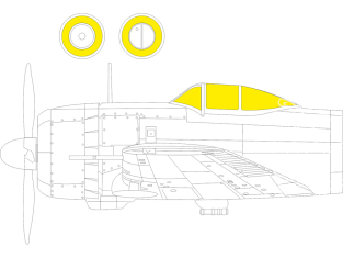 Eduard Express Mask CX685 Ki-43-II Arma Hobby 1/72