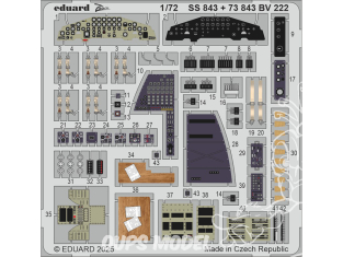 Eduard photodecoupe avion SS843 Zoom amélioration BV 222 Revell 1/72