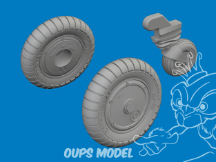 Eduard kit d'amelioration brassin 672405 Roues Messerschmitt Bf 109G-6 Tamiya 1/72