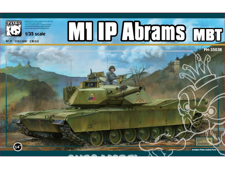 Panda Hobby maquette militaire 35038 M1 IP Abrams MBT 1/35