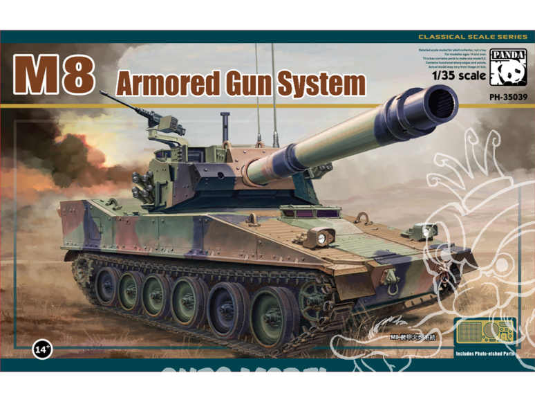 Panda Hobby maquette militaire 35039 M8 AGS Armored Gun System 1/35