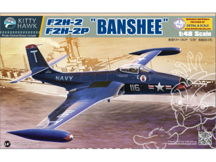 Kitty Hawk maquette avion 80131 MC DONNELL F2H-2/F2H-2P "BANSHEE" 1/48