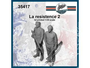 FC MODEL TREND figurine résine 35417 La resistance Set 2 1/35