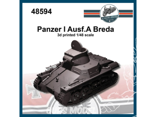 FC MODEL TREND maquette résine 48594 Panzer I Ausf.A Breda 1/48