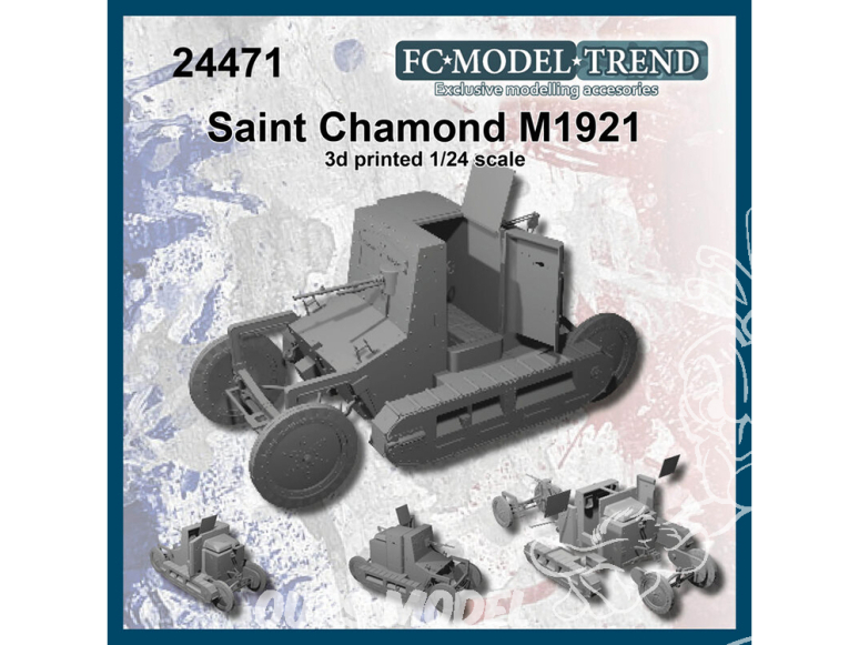 FC MODEL TREND maquette résine 24471 Saint Chamond M1921 1/24