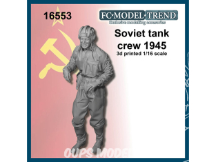 FC MODEL TREND figurine résine 16553 Tankiste soviétique 1945 1/16