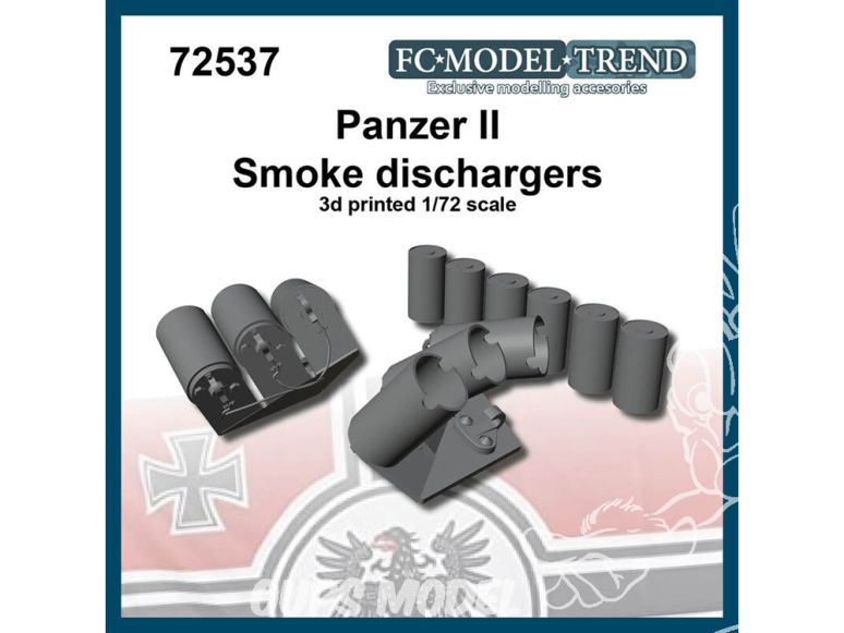 FC MODEL TREND accessoire résine 72537 Déchargeur de grenades fumigènes Panzer III 1/72