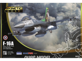 Kinetic maquette avion K48161 F-16A Royal Thai Air Force 403 Squadron 20th Anniversary 1/48