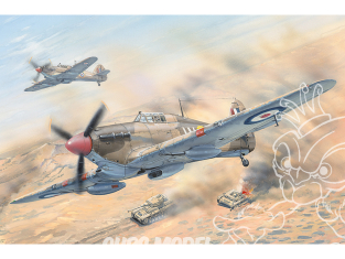 Hobby boss maquette avion 81780 "HURRICANE" Mk.ⅡD/TROP 1/48