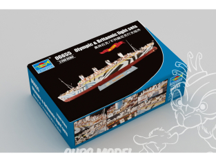 TRUMPETER maquette bateau 06655 Olympic et Britannic jeux de lumière 1/200