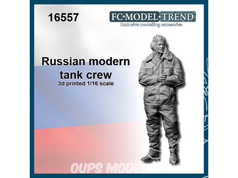 FC MODEL TREND figurine résine 16557 Tankiste Russe moderne 1/16