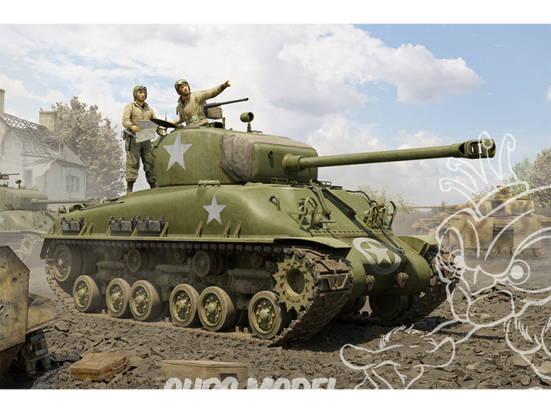 I Love Kit maquette militaire 61618 Char moyen Sherman M4A1E8 1/16