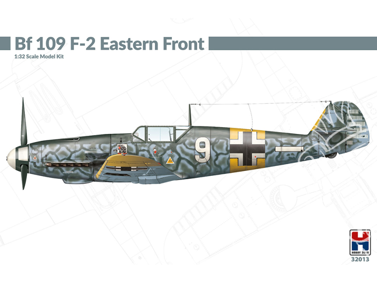 Hobby 2000 maquette avion 32013 Messerschmitt Bf 109 F-2 Front de l'Est 1/32