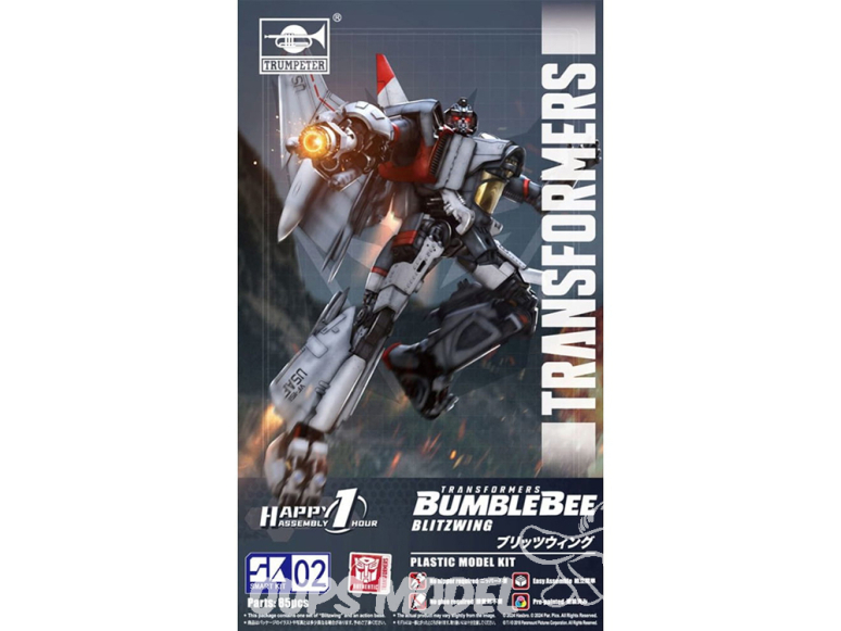 TRUMPETER Kit 03101 Transformers BumbleBee Blitzwing Smart Kit 02