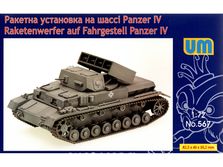 UM Unimodels maquettes militaire 567 Raketenwerfer auf Fahrgestell Panzer IV 1/72