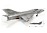 Academy maquette avion 12320 Russian Air Force MiG-21PF Fishbed-D 1/48