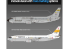 Academy maquettes avion 12639 Boeing 737 &quot;Colombian air Force&quot; 1/144