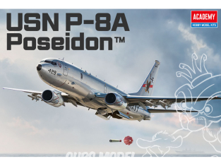 Academy maquettes avion 12635 USN P-8A Poseidon 1/144