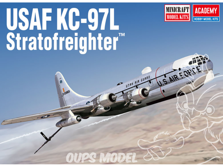 Academy maquettes avion 12640 USAF KC-97L Stratofreighter 1/144