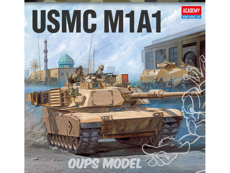 Academy maquette militaire 13430 USMC M1A1 Abrams 1/72